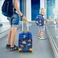 thumbnail image 2 of Costway 2PC Kids Carry On Luggage Set 12" Backpack & 18" Rolling Suitcase for Travel, 2 of 10