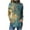 Green, variant on Women's Fashion Printed Long Sleeve Printed Turtleneck Top T-shirt Blue XL Rollbacks