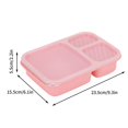 thumbnail image 3 of Bamboohart Meal Prep Containers Reusable BPA Free Food Prep Containers for Kids Lunchable Kids Snack Container for School Work and Travel, 3 of 6