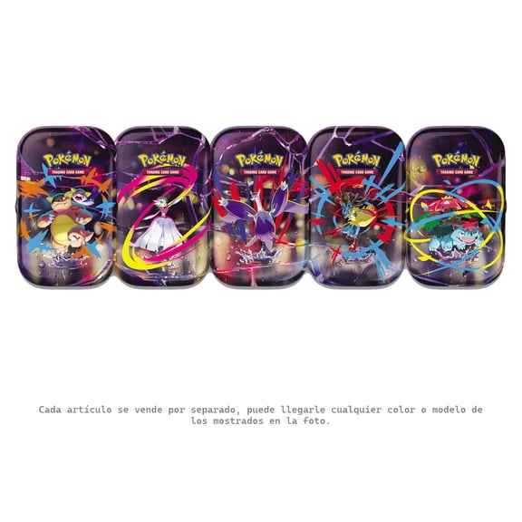 Cartas Coleccionables Pokemon TCG Mega Evoluciones Mini Lata Megaheroes Aleatoria En Español varios modelos 1 pieza