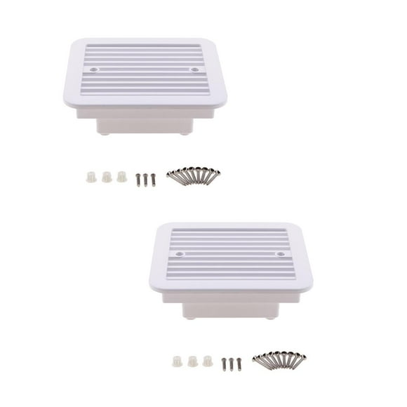 Paquete de 2 Ventiladores de Ventilación Lateral Cola Ventilador de Enfriamiento 2000 RPM Universal 12V