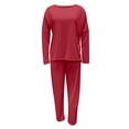 thumbnail image 6 of fheaev Sweatsuits for Women 2pcs Sets Crewneck Sweatshirts Sets Fall Sweatpants Matching Outfits Sweat Sets Tracksuit Travel Sweatshirts Fall Fashion Clothes, 6 of 7