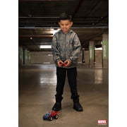 Jada Spider-Man Buggy RC with Non-Removable Spider-Man Figure – 7, Turbo Button, Full-Function Remote Control, Ages 6+, Red/Blue