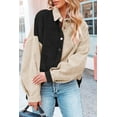 thumbnail image 5 of Anbech Women's Corduroy Button Down Shacket Vintage Long Sleeve Shirt Jacket Oversized Corduroy Blouses Coats, 5 of 7
