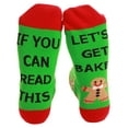 thumbnail image 2 of #followme Funny Socks for Men - Men’s Novelty Gift Socks with Sayings (If You Can Read This - Baked), 2 of 2