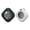 Black with White Case, variant on YUNOVA Smart GPS Tracker Compatible with Apple Find My Network, U1 Chip IPX6 Waterproof Tracker with 12-Month Battery, Item Locator for Keys Luggage Pet