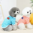 thumbnail image 4 of Meidiya 3 Packs Pet Shirts Puppy Dot Shirts Pet T-shirt Dog Sweatshirt Cute Dog Clothing Dog Pullover Soft Breathable Shirt Cozy Costume for Small Pet Dogs Apparel, 4 of 7