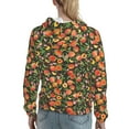 thumbnail image 7 of Kdxio Fruits Peach Print Womens Oversized Hoodies Sweatshirts Hooded Pullover Tops Sweaters Casual-XX-Large, 7 of 7