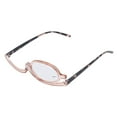 thumbnail image 4 of Gafas de maquillaje de ojos, gafas de lectura portátiles para presbicia, lupa abatible hacia arriba, lente única giratoria para mujeres +3,50, 4 of 5
