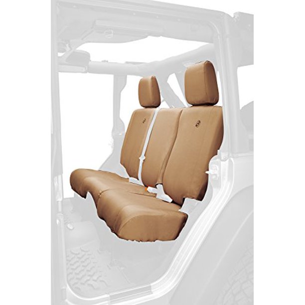 Bestop 2928404 Tan Rear Seat Cover for 2007 & 20132017 Jeep Wrangler