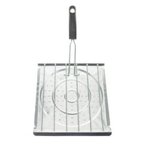 Outdoor Compact Hand Held Toaster Easy-Fold Cooking Grill Rack for BBQ Camping and Outdoor Gatherings