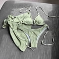 thumbnail image 4 of Levmjia Women Sexy Bikini Set High Waisted Adjustable Ties UPF50+ Swimwear Quick Dry Bathing Suit for Beach Vacation Pool Party, 4 of 5