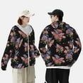 thumbnail image 5 of Fotbe Bouquet Men's Women's UPF 50+ Sun Protection Jacket Hooded Cooling Shirt with Pockets Hiking Outdoor Performance-3X-Large, 5 of 8