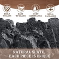 thumbnail image 2 of Bebida de pizarra Coasters GOH DODD, 24 unidades, 10 cm, cuadrados, color negro, 2 of 7