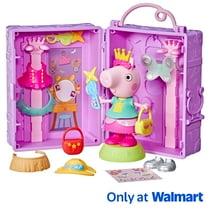 Peppa Pig Toys Peppa's Dress-Up Wardrobe Playset, 6" Figure with 14 Accessories, 3 