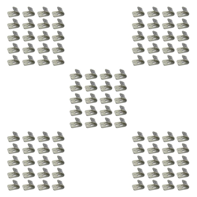 braveheart 20 Pcs Clips de Ressort pour Rembourrage Coins Matériel Attaches Hasps comme Montré 5Set