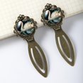 thumbnail image 3 of Swans Elegant Vintage Copper-Colored Lace Bookmarks - Set of 2, Stainless Steel Reading Accessories for Book Lovers, 3 of 5