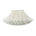 thumbnail image 2 of Cowsor Toddler Girls Fluffy Tutu Skirt 0 to 10 Years Solid Elastic Waist Mesh Skirt Soft Breathable Outfit for Stage Performance Dance Class Daily Play, 2 of 6