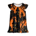thumbnail image 7 of Leey-World Halloween Pjs Toddler Girls Nightgowns Toddler Princess Soft Halloween Print Pajamas Sleep Dress for Kids, 7 of 7