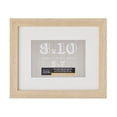 thumbnail image 4 of Studio Decor 8" x 10" Blonde Belmont Picture Frame with 5" x 7" Mat - Pre-attached Hanging Hardware, Horizontal or Vertical Display - MDF, Bulk 8 Pack, 4 of 4