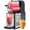 Black, variant on Dual Tank 4L+4L Slush Machine, Stainless Frozen Drink Maker with Auto-Clean for Restaurant, Café, Kitchen, or Home, White