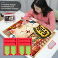 thumbnail image 4 of Becaristey Foldable Multi -Boat Painting Tray Holder Beading Storage Tray Point Drill Pen Drill Clay Organizer Storage Box DIY Craft Red combination 1 1Set, 4 of 6