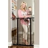 Easy Step Extra Tall Walk Thru Baby Safety Gate Platinum 36 inches Tall Ages 6 to 24 Months
