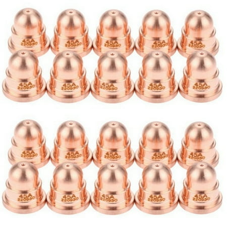 

20 Pcs 45A Nozzle 220930 Nozzle for Plasma Cutting Torch Consumables Fine Cut Processes Welding & Soldering Supplies