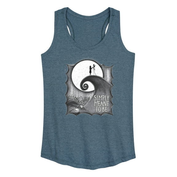 The Nightmare Before Christmas - Simply Meant To Be - Women's Racerback Tank Top