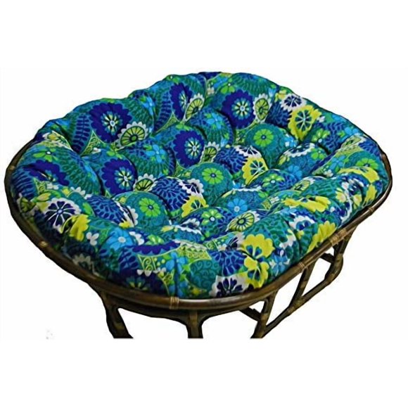 Blazing Needles 48x65-inch Indoor/ Outdoor Double Papasan Cushion