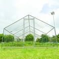 thumbnail image 3 of Large Metal Chicken Run, Chicken Coop with Lockable Door Spire Shape Walk-in Chicken Hen House with Waterproof & Anti-UV Cover Outdoor Poultry Cage (19.6' L x 9.8' W x 6.5' H), 3 of 11