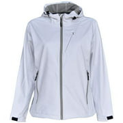 Pulse Womens Extended Plus Size Soft Shell Hooded Jacket