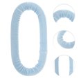 thumbnail image 3 of Unique Bargains 1pc Circle Hair Rollers for Women 11.42"x5.31" Blue, 3 of 6