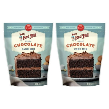 Bob's Red Mill Decadent Chocolate Cake Mix, 15.5 OZ, Pack of 2