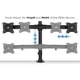 thumbnail image 3 of Mount-It! Dual Monitor Desk Mount | Fits 17-27 Inch Screens | Height Adjustable, 3 of 7