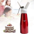 thumbnail image 3 of 2024 500ml Cream Dispenser, Aluminum, With 3 Nozzles, For Whipped Cream, 3 of 5