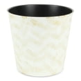 thumbnail image 2 of Cheungs PP-100CR 10.5 in. Round Tapered Recycled Plastic Planter, Cream, 2 of 3