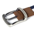 thumbnail image 2 of Cinturón táctico militar de lona y nailon para hombre (azul y blanco), 2 of 7