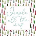 thumbnail image 2 of Villa, Mlli 12x12 White Modern Wood Framed Museum Art Print Titled - Jingle All The Way, 2 of 4