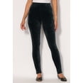 thumbnail image 2 of Woman Within Plus Size Velour Legging, 2 of 3