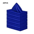 thumbnail image 3 of Advancent Servilletas de de poliéster 20 unids/set para una experiencia gastronómica lujosa, servilletas de tela de amplia aplicación Kits de decoración para fiestas azul, 3 of 6