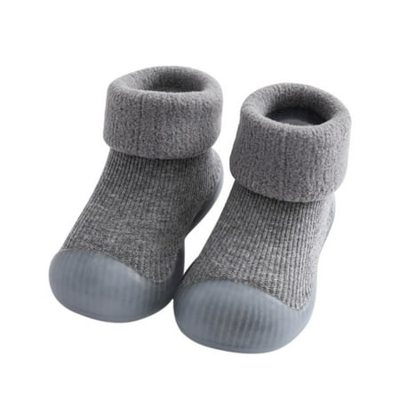 

Slippers Socks Shoes with Grips for Toddler Kids Baby Boys Girls Non-slip Moccasins Boots Warm