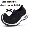 thumbnail image 4 of CHICVOMEY Comfort Orthopedic Sneakers for Women Arch Support Breathable Sneakers with Slip-Resistant Sole Casual Walking Orthopedic Shoes, 4 of 9