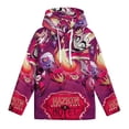 thumbnail image 5 of Youth Hazbin Hotel Hoodies 3D Print Pullover Hooded Sweatshirt with Pocket for Boys Girls, 5 of 6