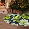 thumbnail image 5 of Sikiie Teal floral elegance Christmas Tree Skirt, Christmas Tree Decorations, Christmas Decor, Tree Mat Decoration(30-48IN)-36", 5 of 6