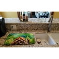 thumbnail image 2 of Carolines Treasures DAC1664DDM 21 x 14 in. Unisex Maine White Pine Cone & Tassels in Watercolor Dish Drying Mat, 2 of 5