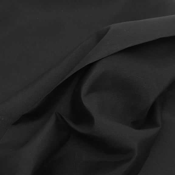 OUNONA 2Pcs Soft Polyester Pillowcase Black Color Envelope Style Bedroom Pillow Case