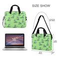 thumbnail image 3 of 16" Laptop Tote Bag Laptop Sleeve Case Computer Briefcase for Work & Travel Cute Cartoon Alligator, 3 of 8
