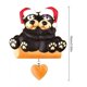 thumbnail image 2 of nuevos productos transfronterizos 2024 adornos colgantes de Navidad perro negro oso amor escrito a mano DIY colgante de regalo, 2 of 8