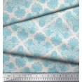 thumbnail image 2 of Soimoi Rayon Crepe Fabric Swirls & Paisley Decor Fabric Printed Yard 46 Inch Wide, 2 of 3